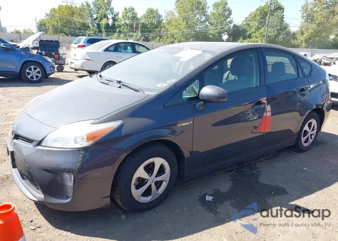 2013 Toyota Prius Two из США, поврежденный, VIN JTDKN3DU2D1633382